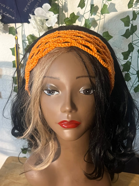 Diamond mesh headband